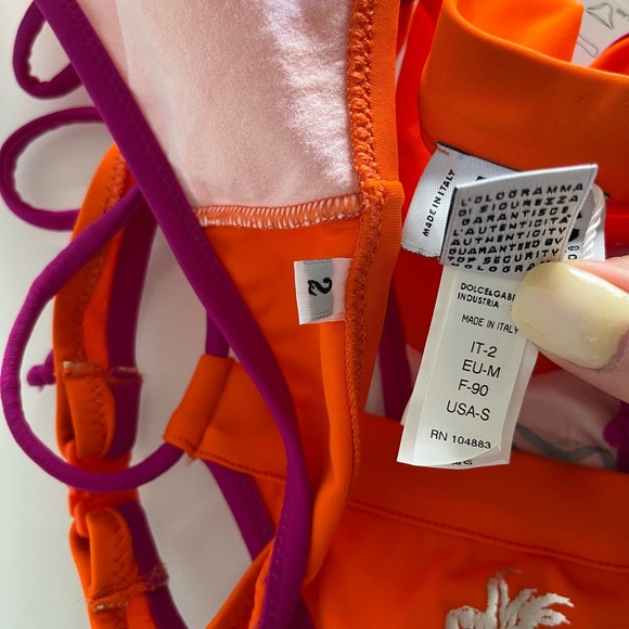 D&G• Y2K Vintage Halter Top Tie String Bikini Bottom Set - Picture 16 of 16